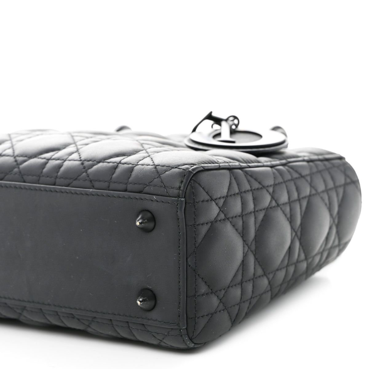 Christian Dior Ultra Matte Calfskin Cannage Small My ABCDior Lady Dior Black 10 of 10