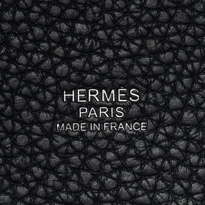 Hermes Taurillon Clemence Eclat Picotin Lock 18 PM Bleu Nuit Bleu Zellige 6 of 9