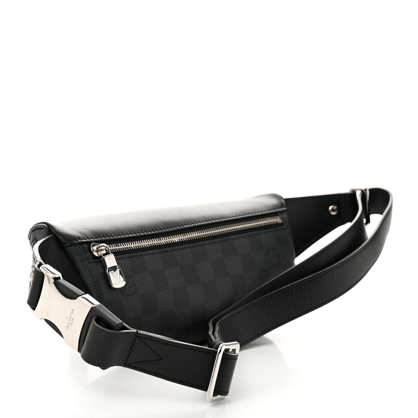 Damier Graphite Logo Campus BumBag Grey