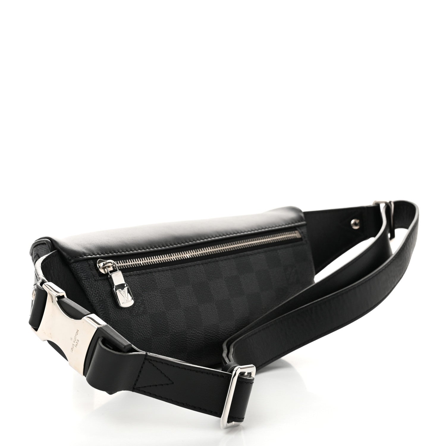 Louis Vuitton Damier Graphite Logo Campus BumBag Grey 3 of 11