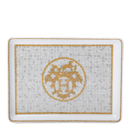 Hermes Porcelain Mosaique au 24 Sushi Plate 1 of 7