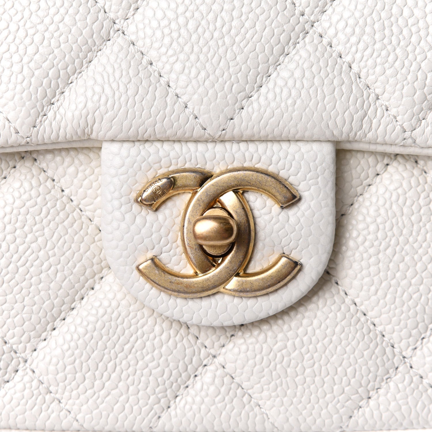 Chanel Caviar Quilted Mini Chain Soul Flap White 15 of 22