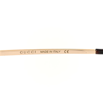 Gucci Metal Horsebit Square Frame Sunglasses GG0879S Gold 5 of 7