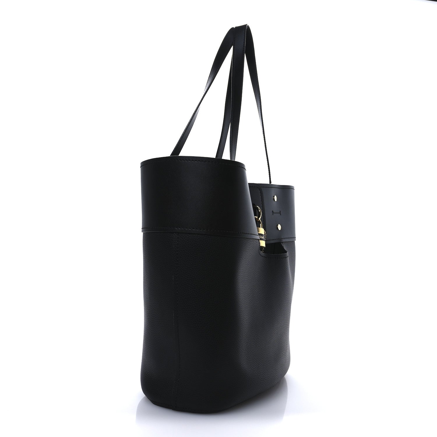Chloe Smooth Grained Calfskin Medium Aby Tote Black 4 of 10