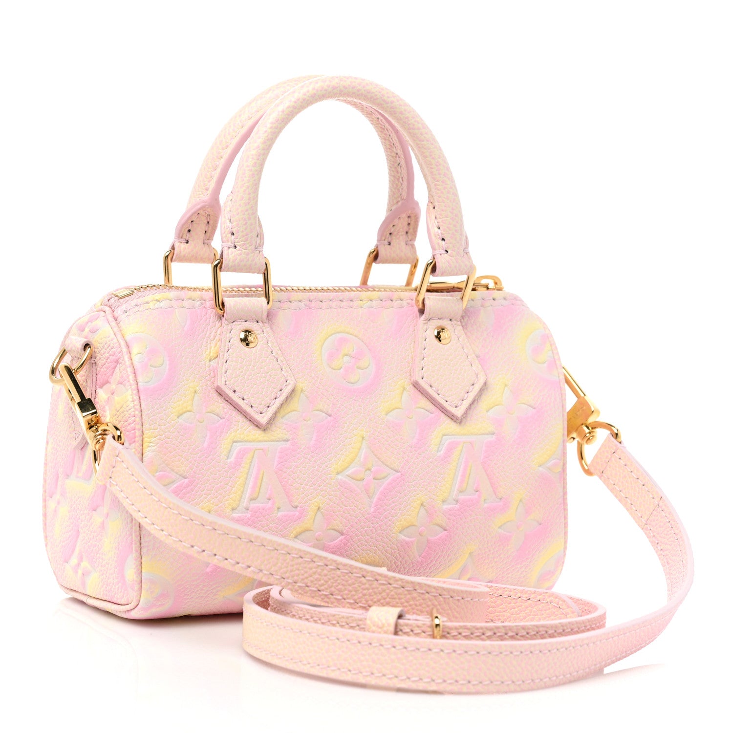 Louis Vuitton Empreinte Monogram Summer Stardust Nano Speedy Pink 3 of 7