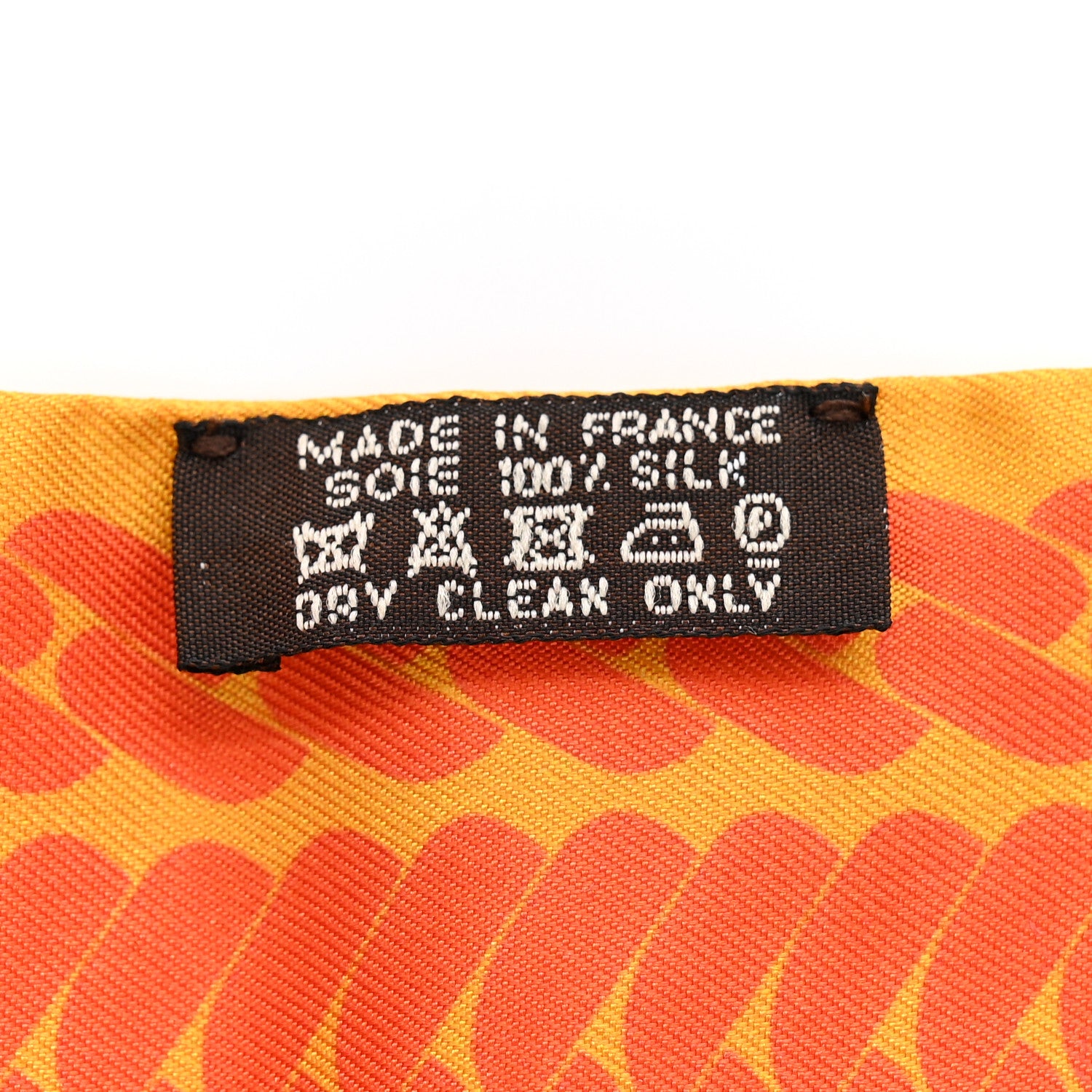 Hermes Silk Clic C'est Noue Twilly Jaune d'Or Orange 3 of 4