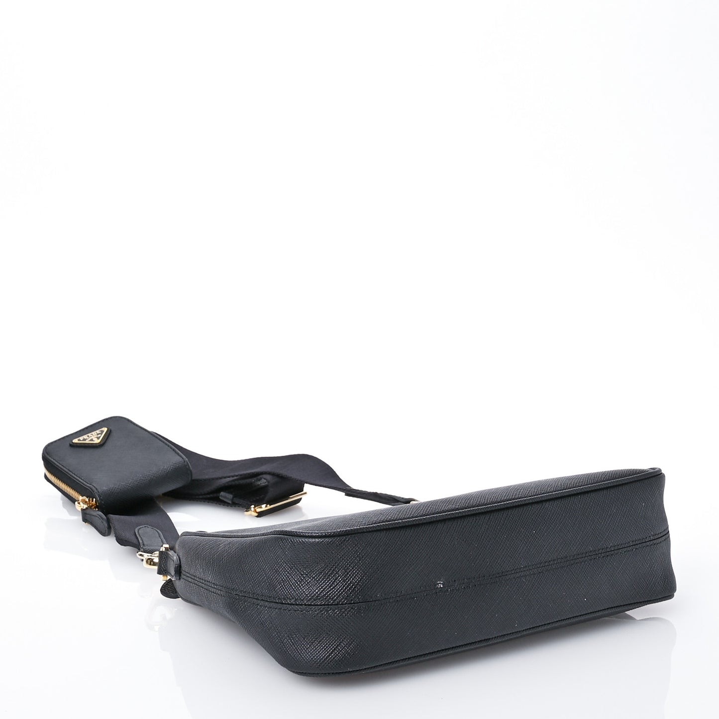 Saffiano Lux Re-Edition 2005 Shoulder Bag Black