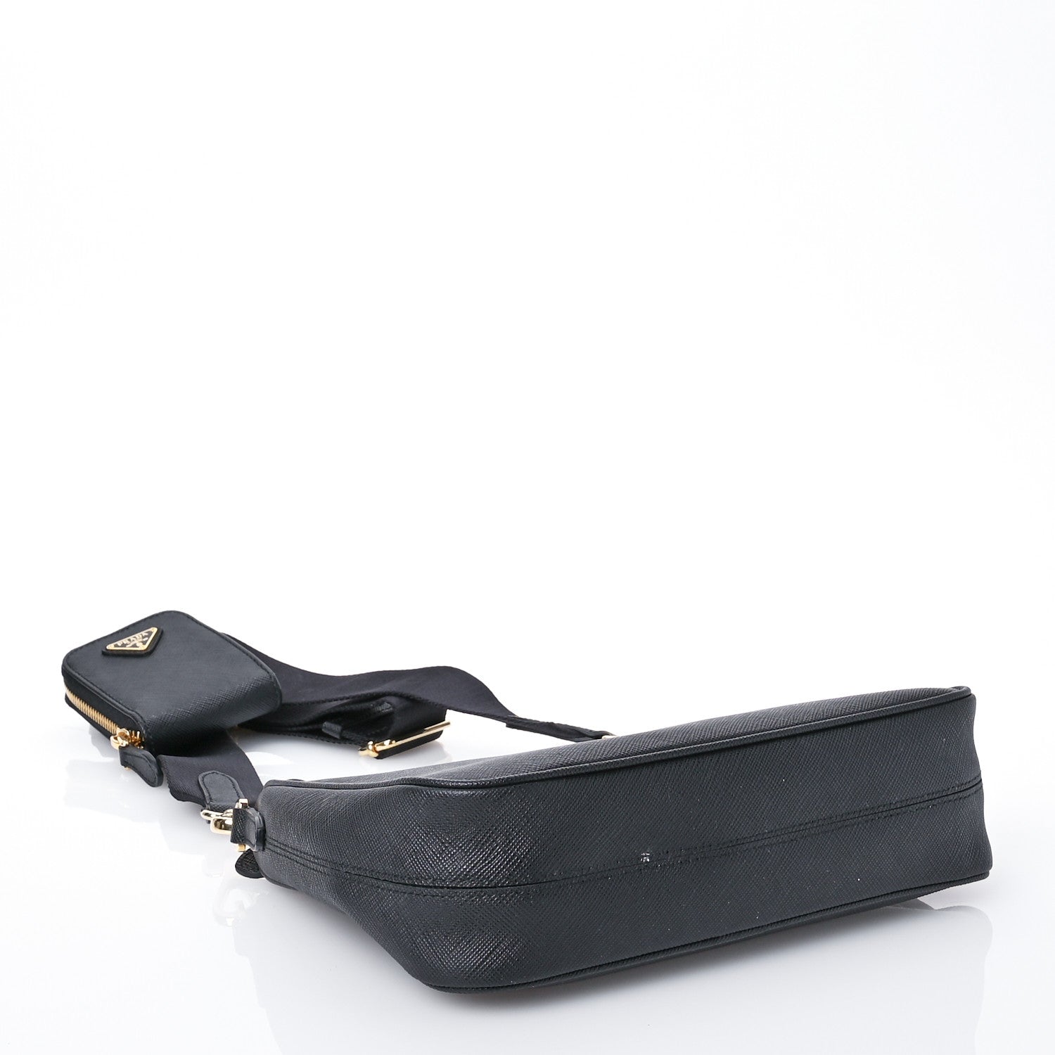 Prada Saffiano Lux Re-Edition 2005 Shoulder Bag Black 4 of 11