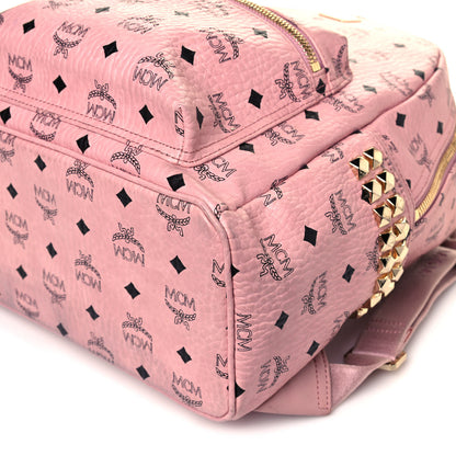 MCM Visetos Small Side Stud Stark Backpack Soft Pink 8 of 12