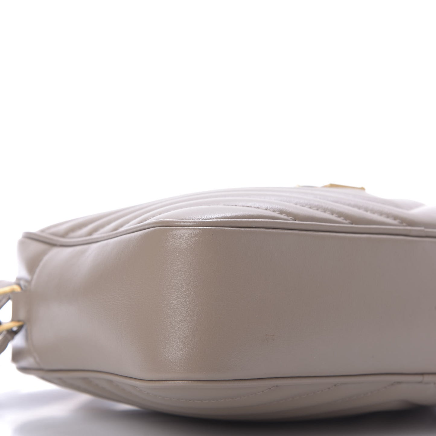 Calfskin Matelasse Monogram Lou Camera Bag Dark Latte