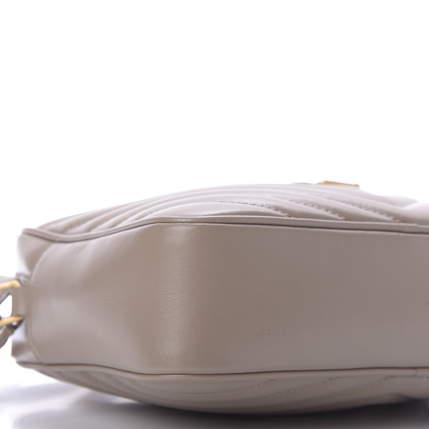 Saint Laurent Calfskin Matelasse Monogram Lou Camera Bag Dark Latte 6 of 10
