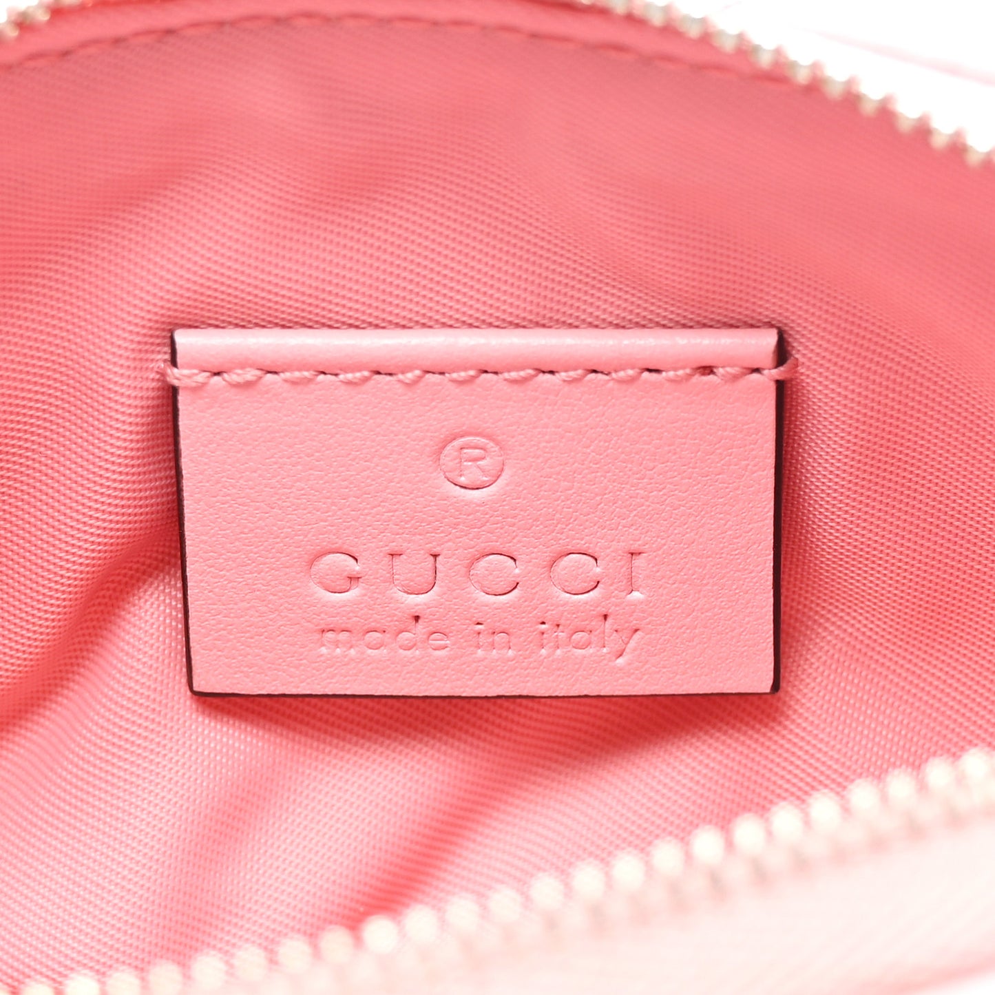 Calfskin Matelasse GG Marmont Key Pouch Wild Rose