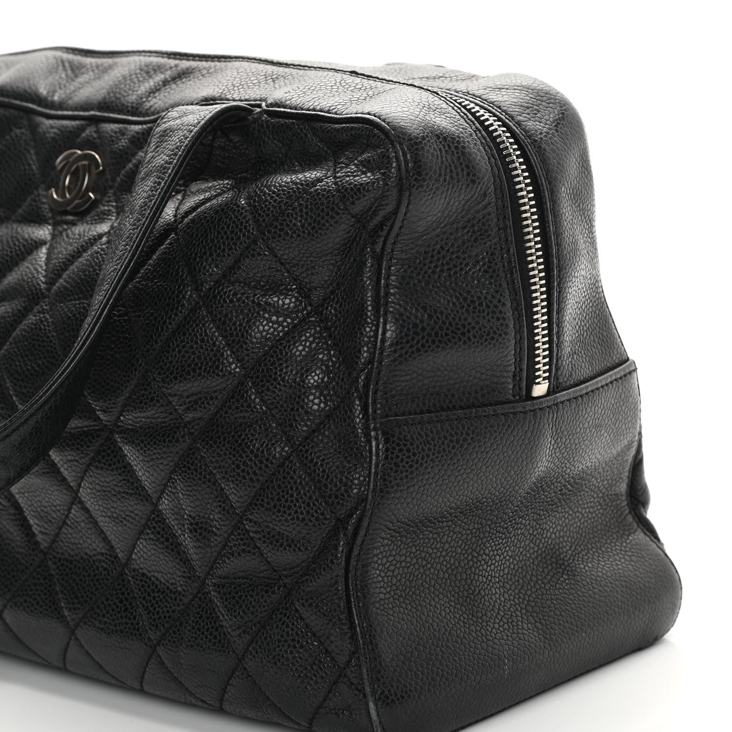 Chanel Caviar Quilted Bowler Black 13 of 14