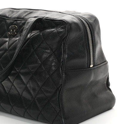 Chanel Caviar Quilted Bowler Black 13 of 14
