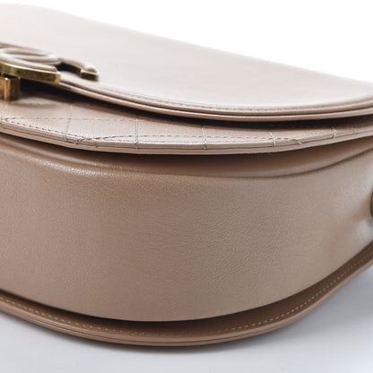 Chanel Shiny Calfskin Goatskin Quilted Medium Coco Curve Messenger Flap Beige 6 of 14