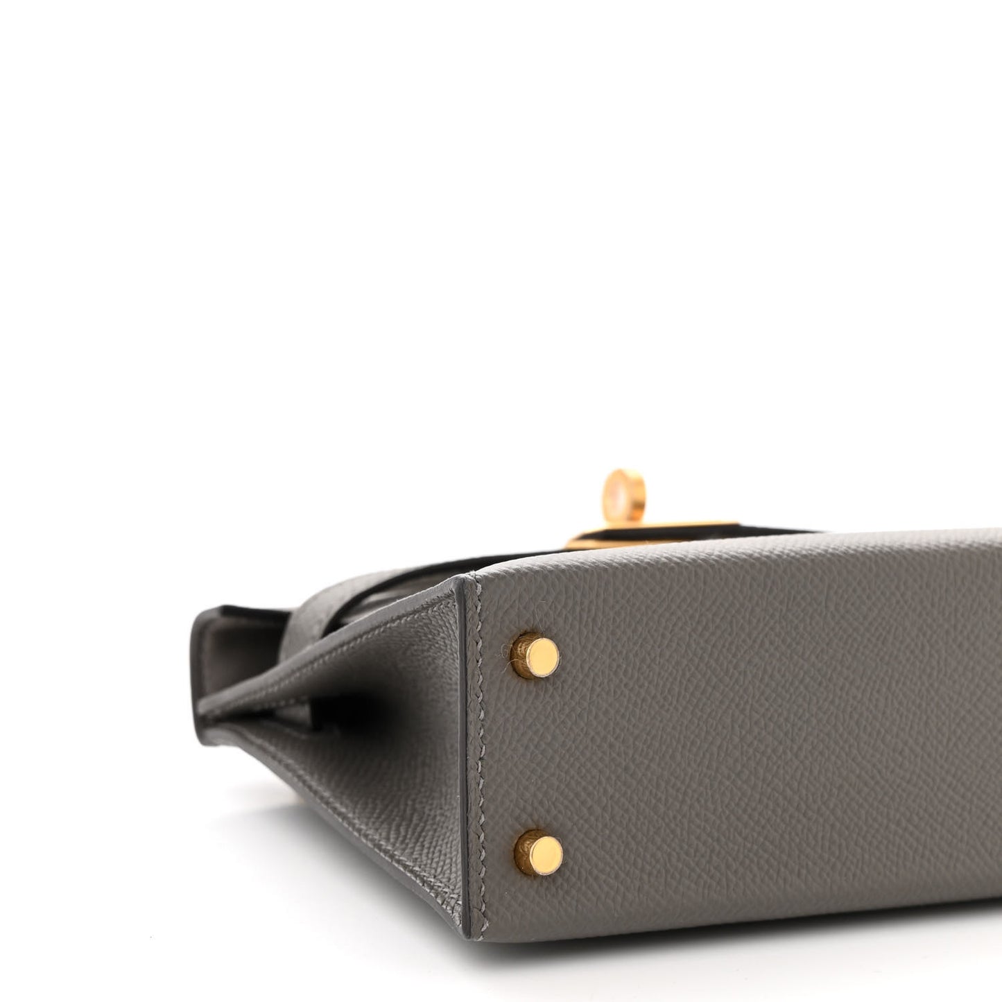 Epsom Mini Kelly Sellier 20 Gris Meyer