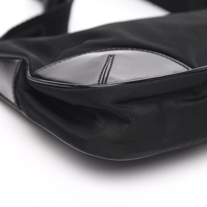 Prada Tessuto Nylon Shoulder Bag Black 9 of 11