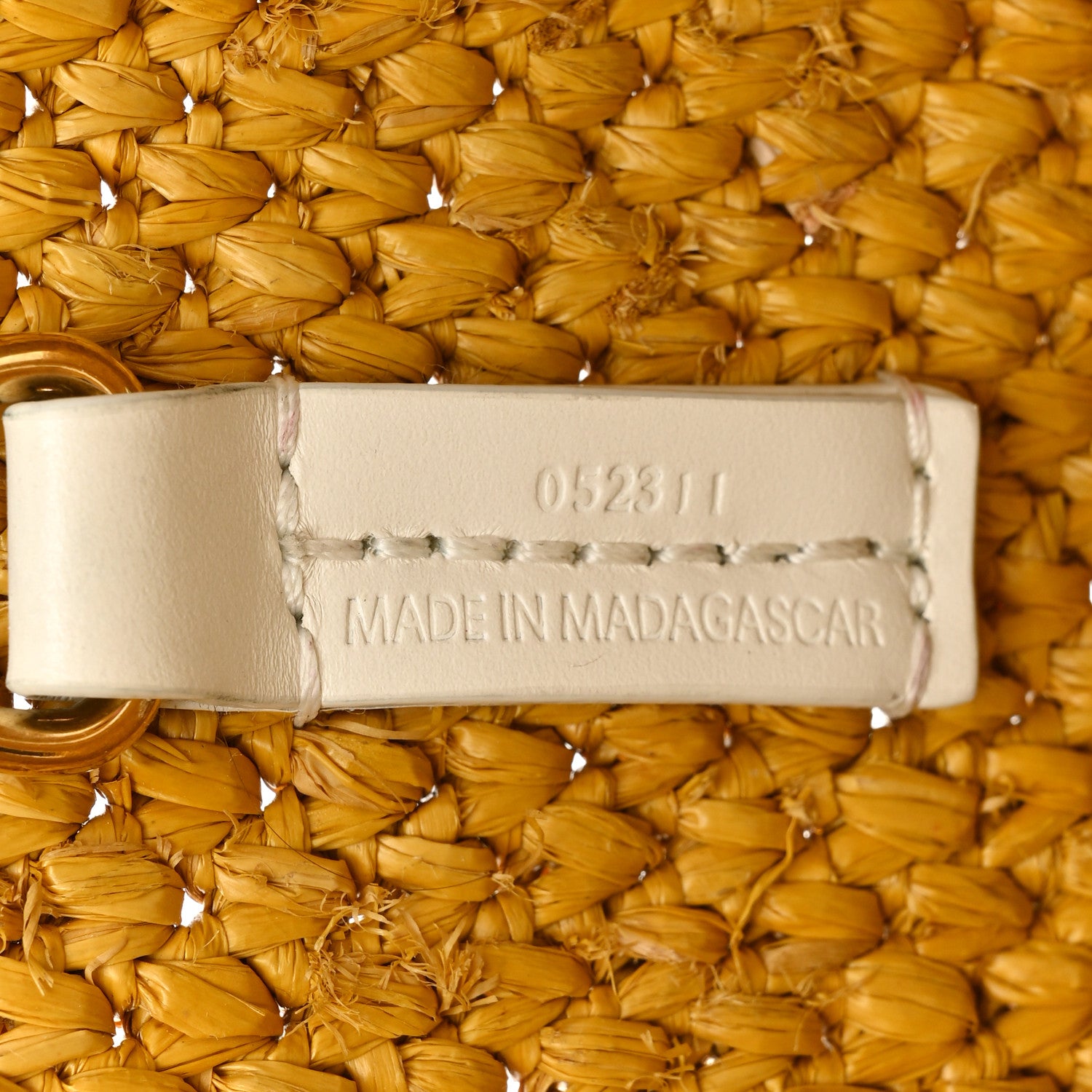 Loewe Raffia Small Paula's Ibiza Logo Tote Ochre 6 of 17