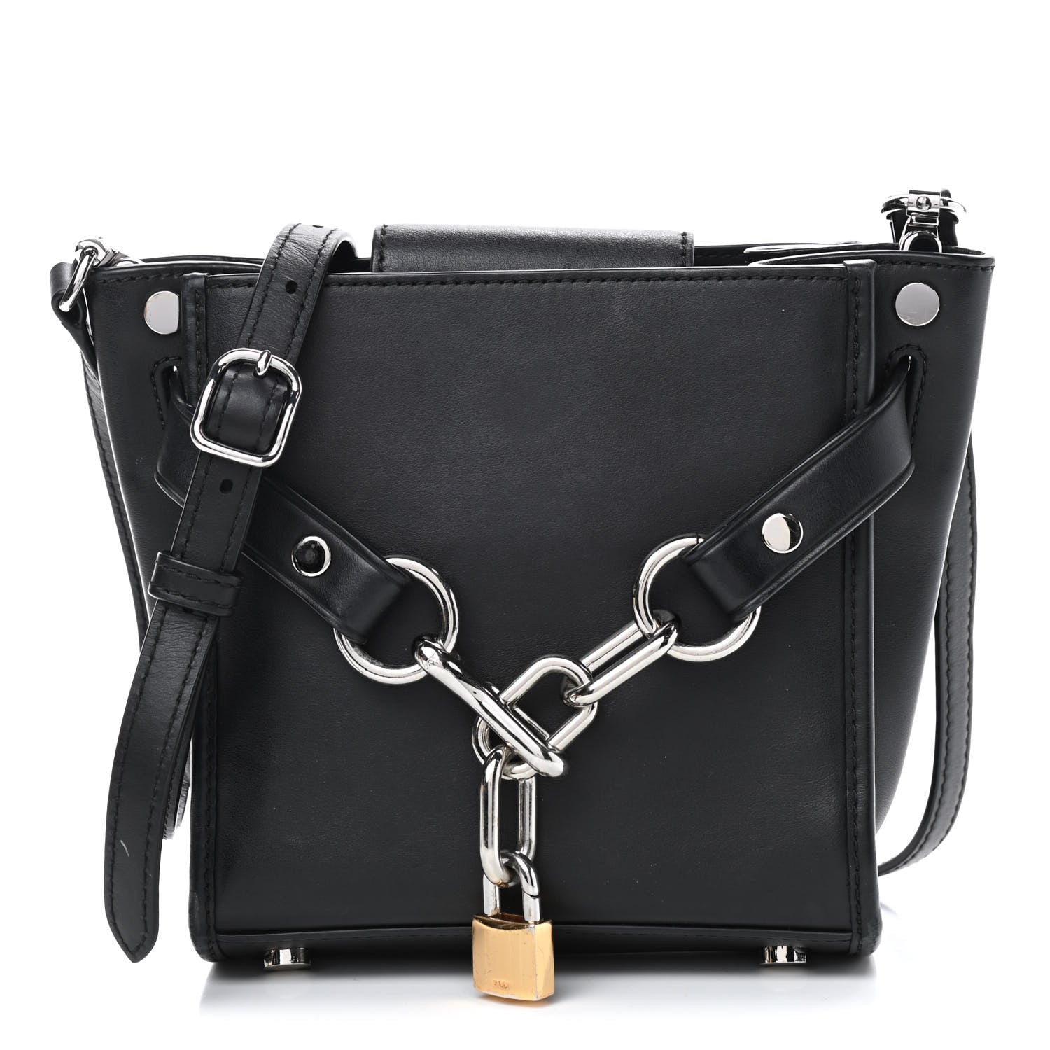 Alexander Wang Calfskin Mini Attica Chain Crossbody Black 1 of 7