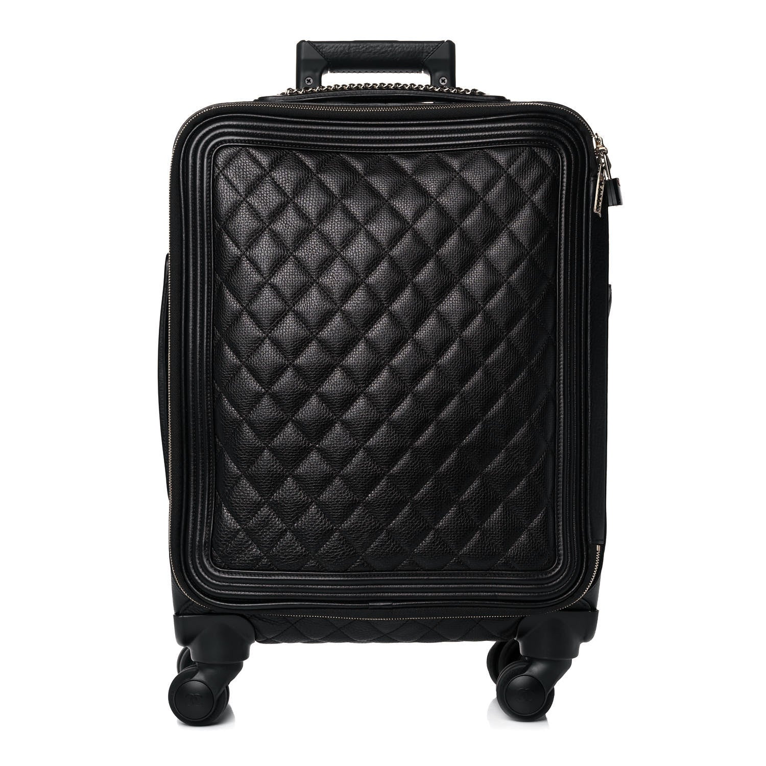 Chanel Calfskin Quilted Coco Case Trolley Black 1 of 13