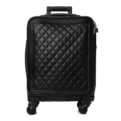 Chanel Calfskin Quilted Coco Case Trolley Black 1 of 13