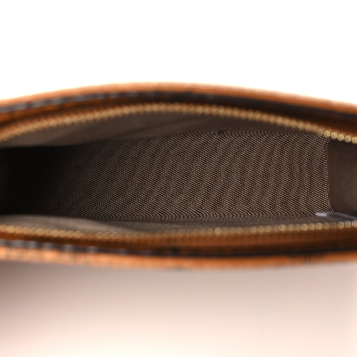 Visetos Small Zip Pouch Cognac
