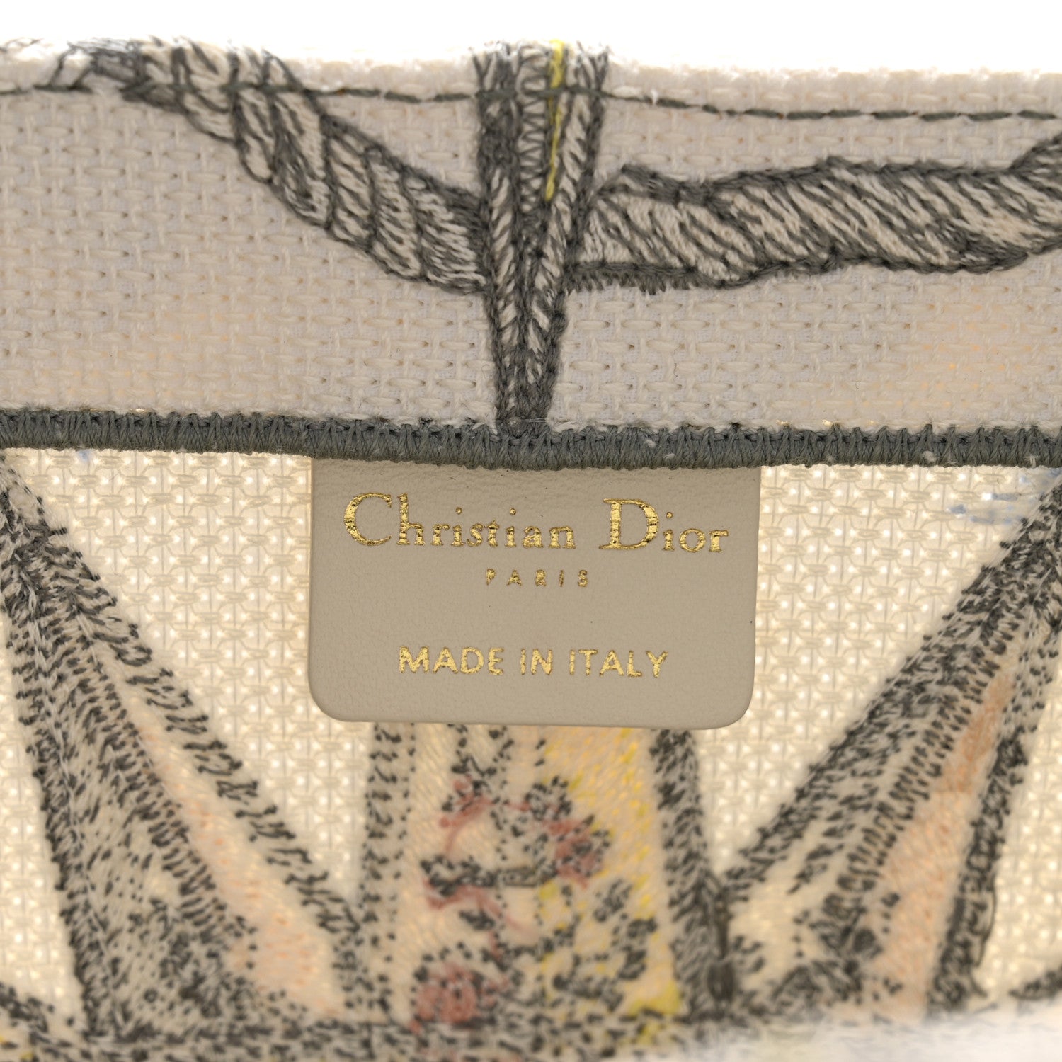 Christian Dior Canvas Embroidered Medium Rêve d'Infini Book Tote Multicolor 7 of 10