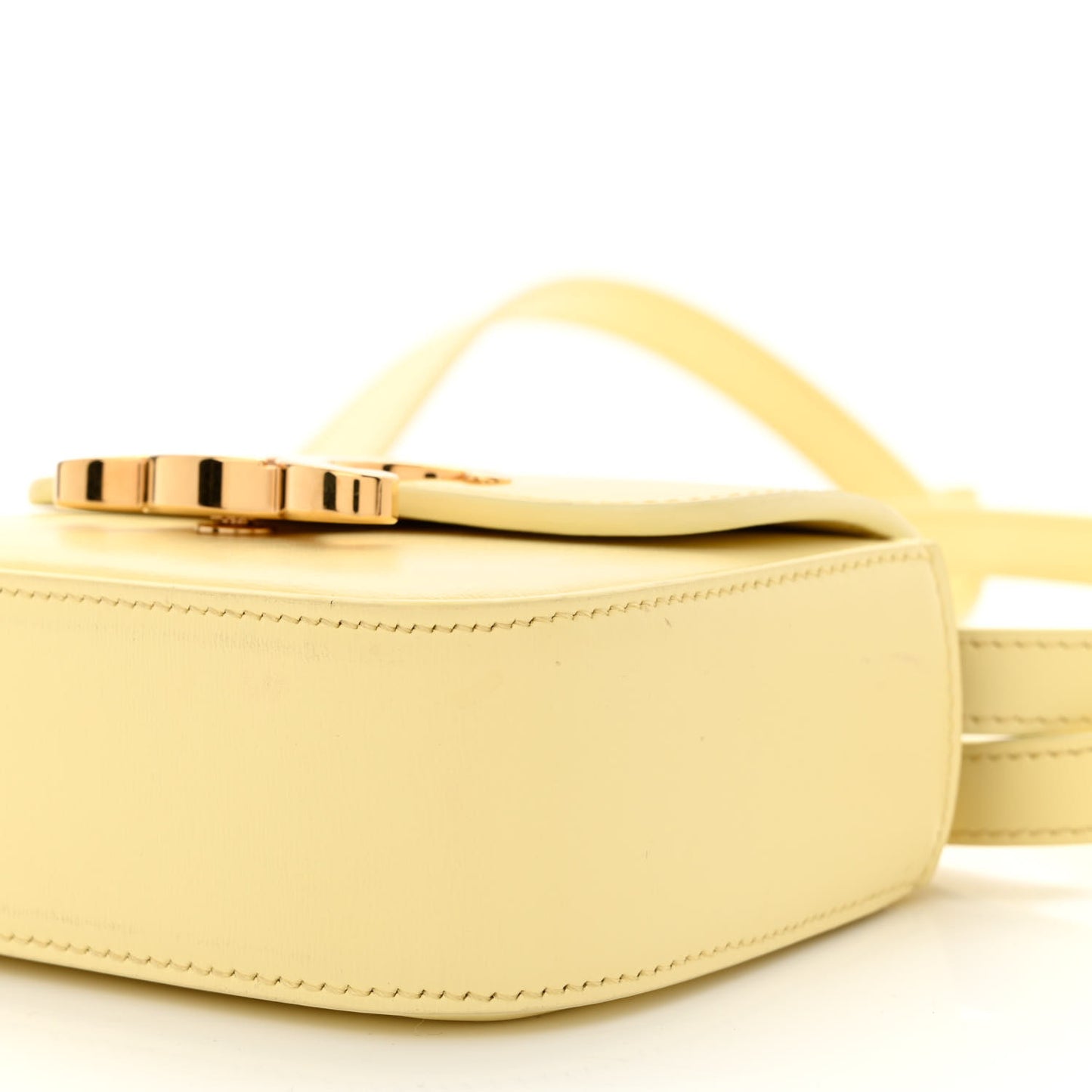 Shiny Calfskin Mini Triomphe Pollen