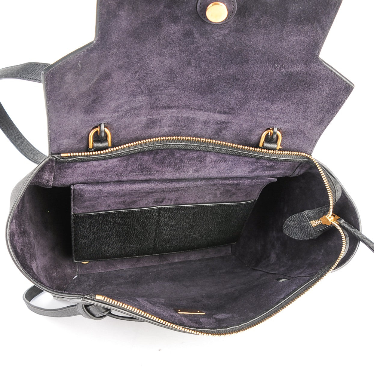 Celine Baby Grained Calfskin Mini Belt Bag Black 5 of 9