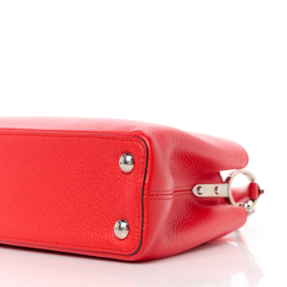 Louis Vuitton Taurillon Capucines BB Rubis 9 of 9