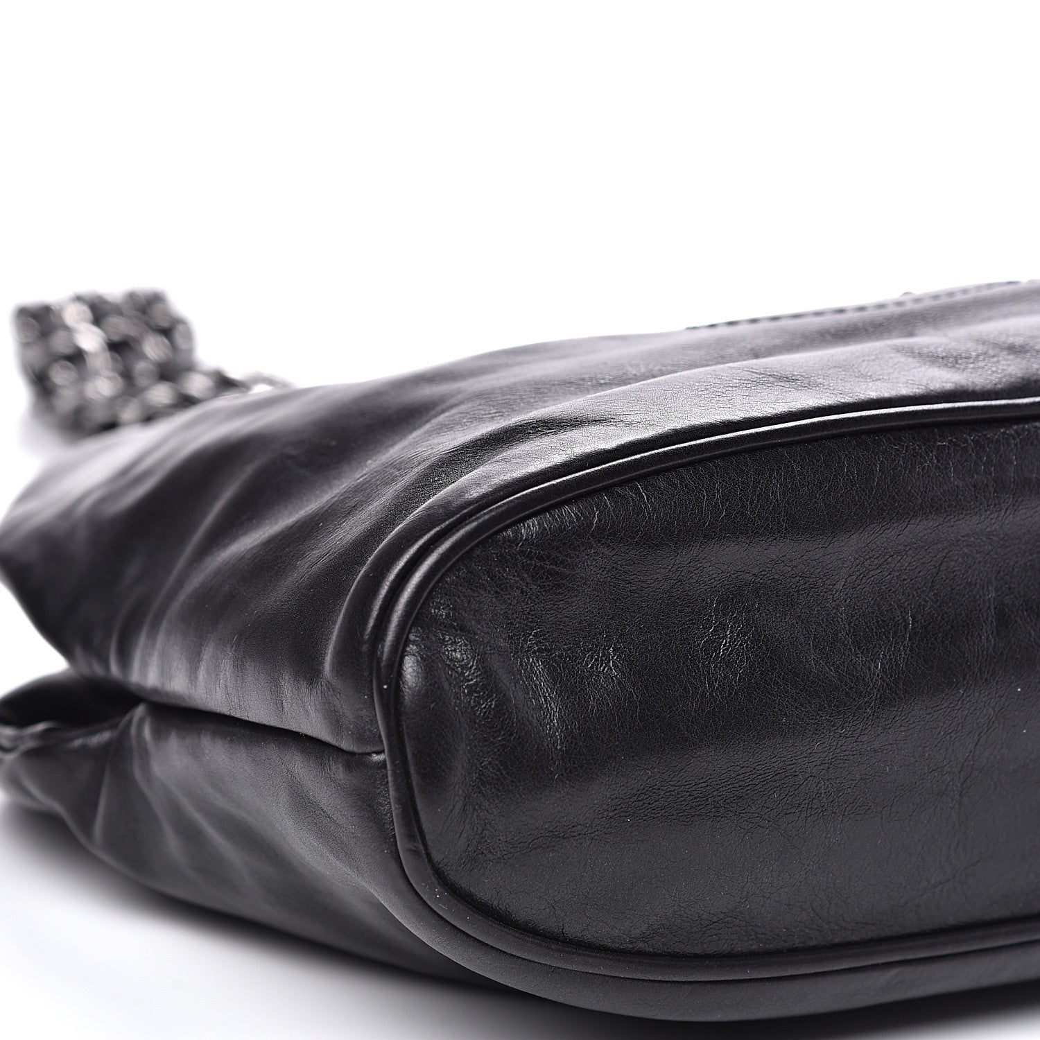 Chanel Lambskin Mini Rock and Chain Hobo Black 8 of 11