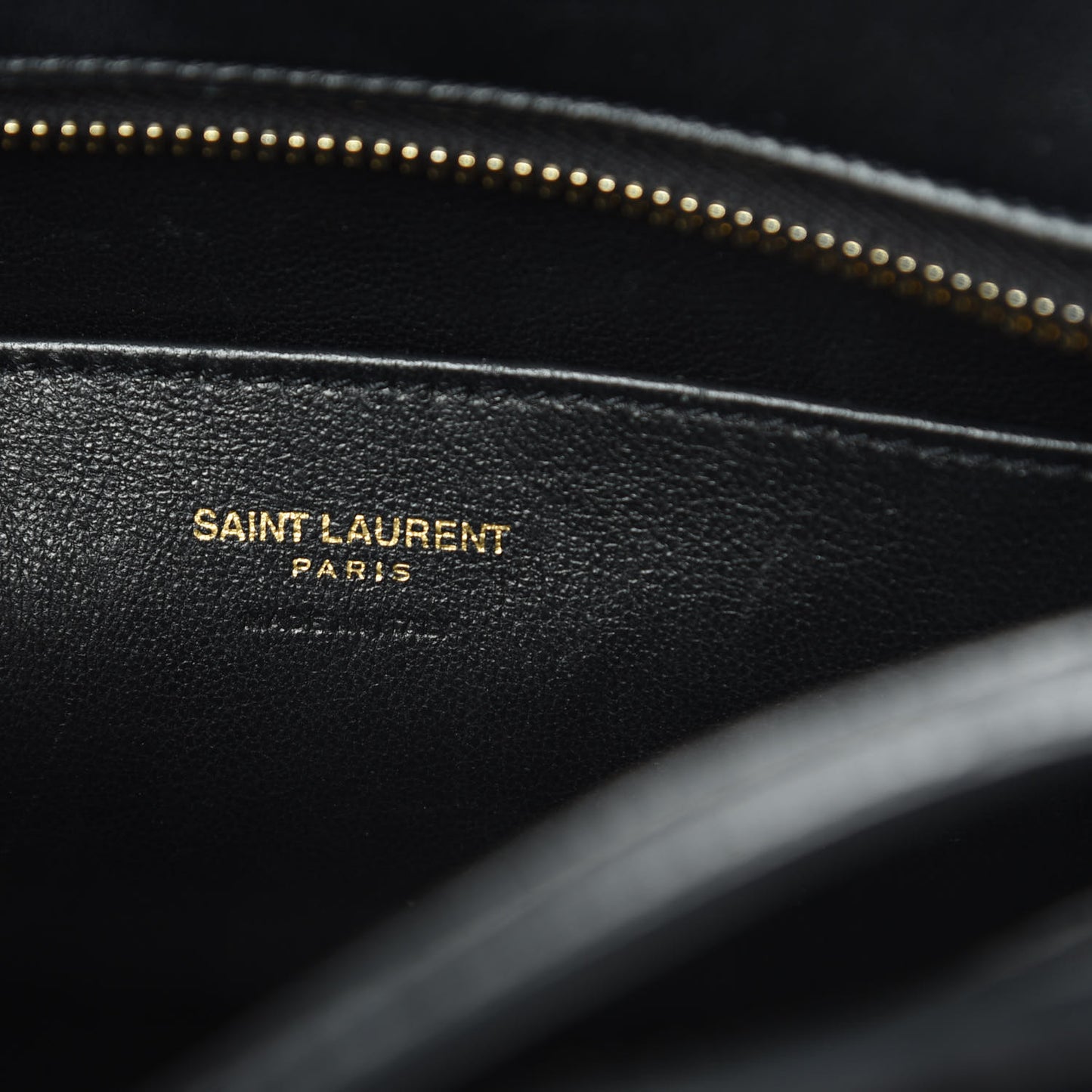 Calfskin Monogram Baby Cabas Black