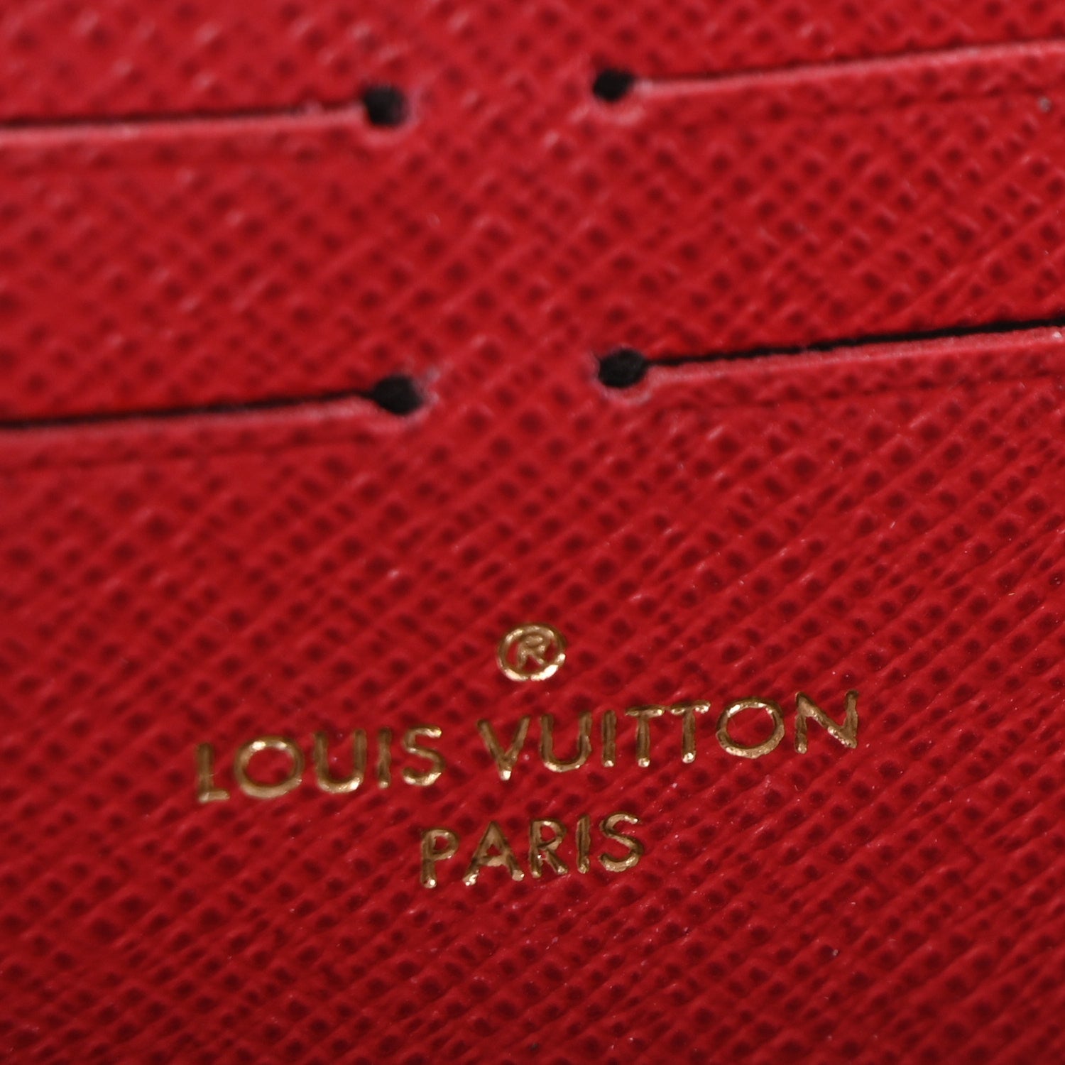 Louis Vuitton Damier Ebene Clemence Wallet Cherry 8 of 11