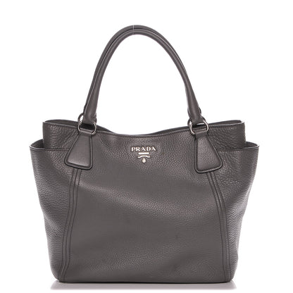 Prada Vitello Daino Side Pocket Tote Marmo 1 of 8
