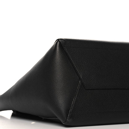 Celine Soft Grained Calfskin Sangle Bucket Bag Black 8 of 11