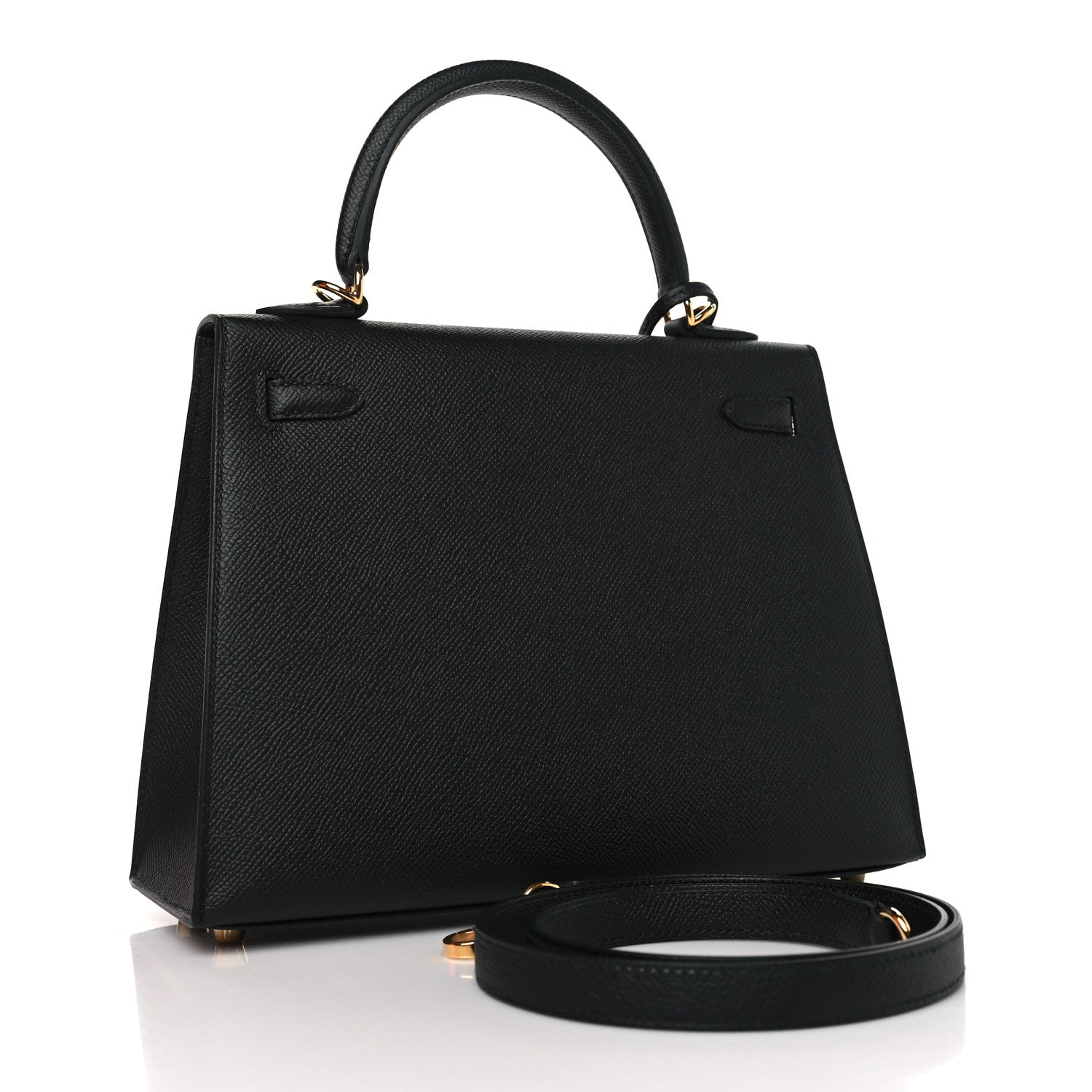 Hermes Epsom Kelly Sellier 25 Black 3 of 10