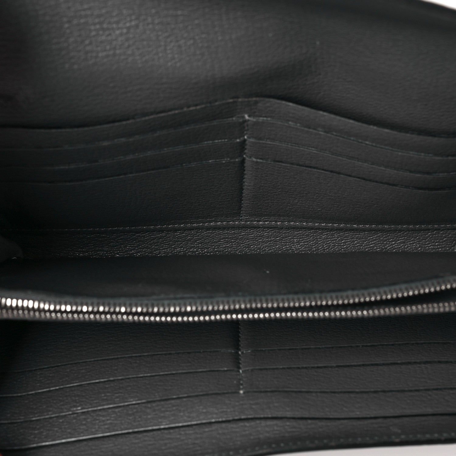 Hermes Matte Alligator Kelly Longue Wallet Graphite 10 of 16