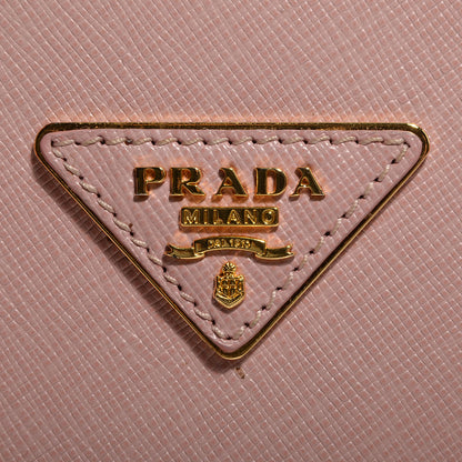 Prada Saffiano Lux Mini Double Zip Tote Orchidea 4 of 11