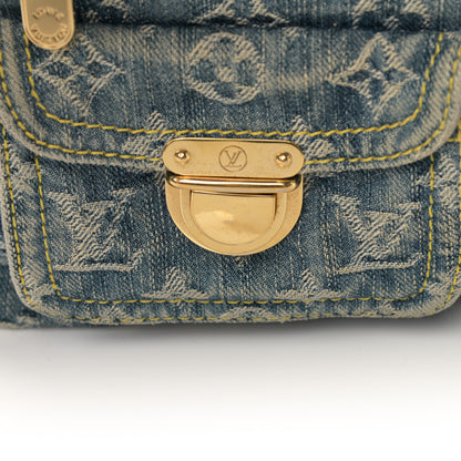 Louis Vuitton Monogram Denim Baggy PM Blue 11 of 17