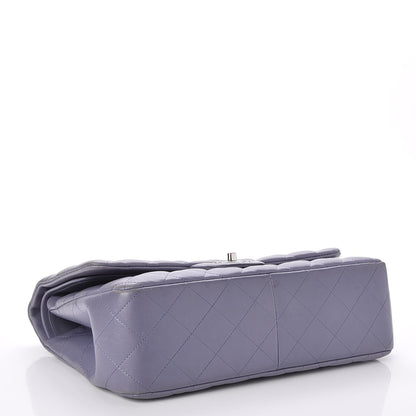 Chanel Lambskin Quilted Jumbo Double Flap Purple 5 of 9