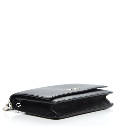 Givenchy Sugar Goatskin Pandora Chain Wallet Black 4 of 14