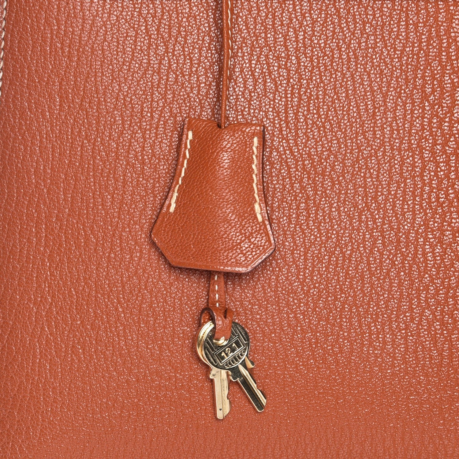 Hermes Chevre De Coromandel Kelly Sellier 32 Brique 9 of 31