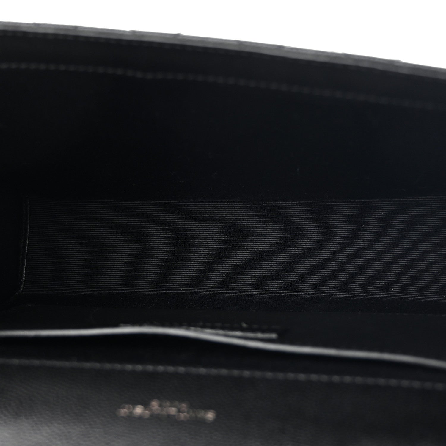 Saint Laurent Grain De Poudre Textured Mixed Matelasse Triquilt Medium Monogram Monochrome Satchel Black 5 of 10