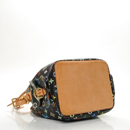Louis Vuitton Monogram Multicolor Petit Noe Black 4 of 7