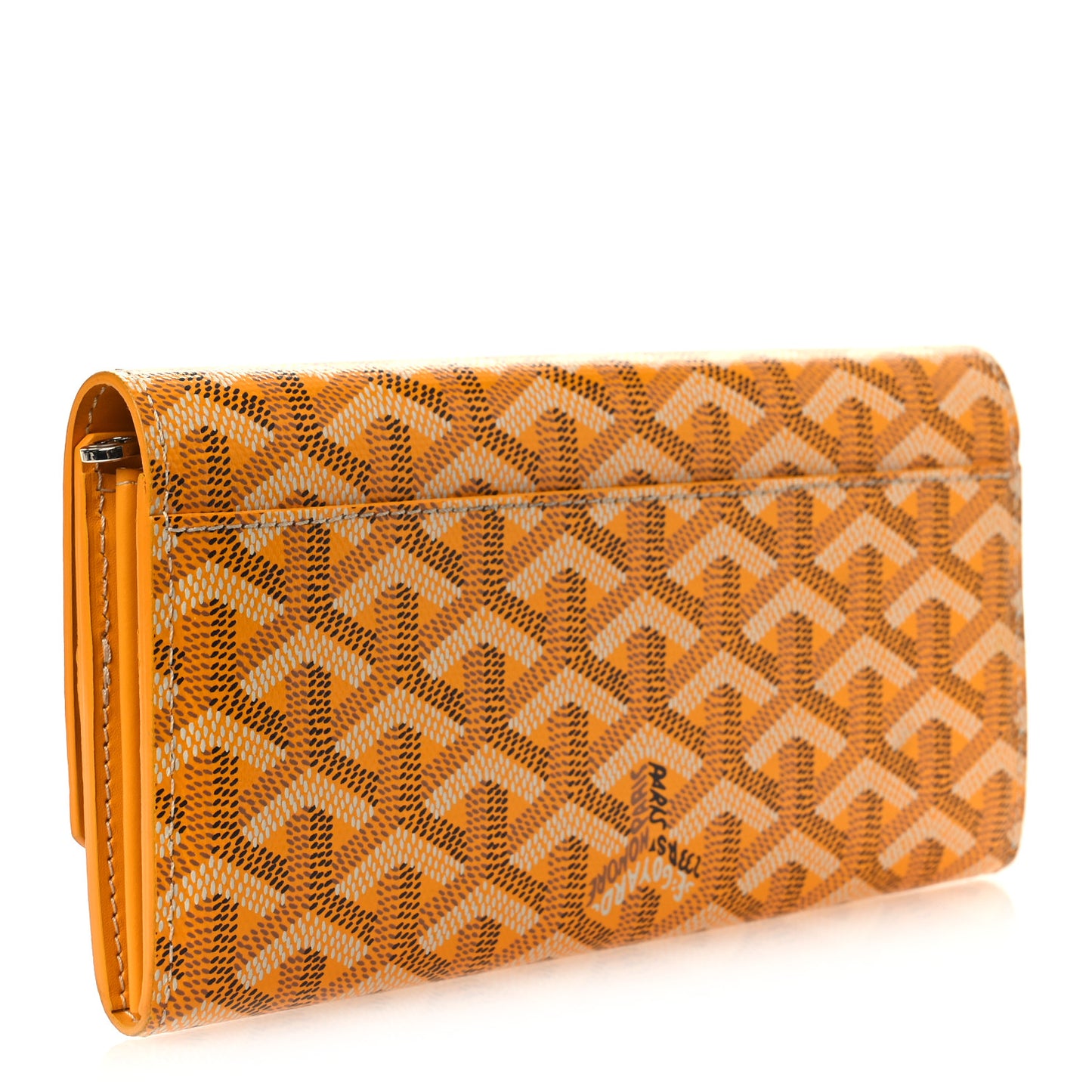 Goyardine Varenne Long Wallet Yellow