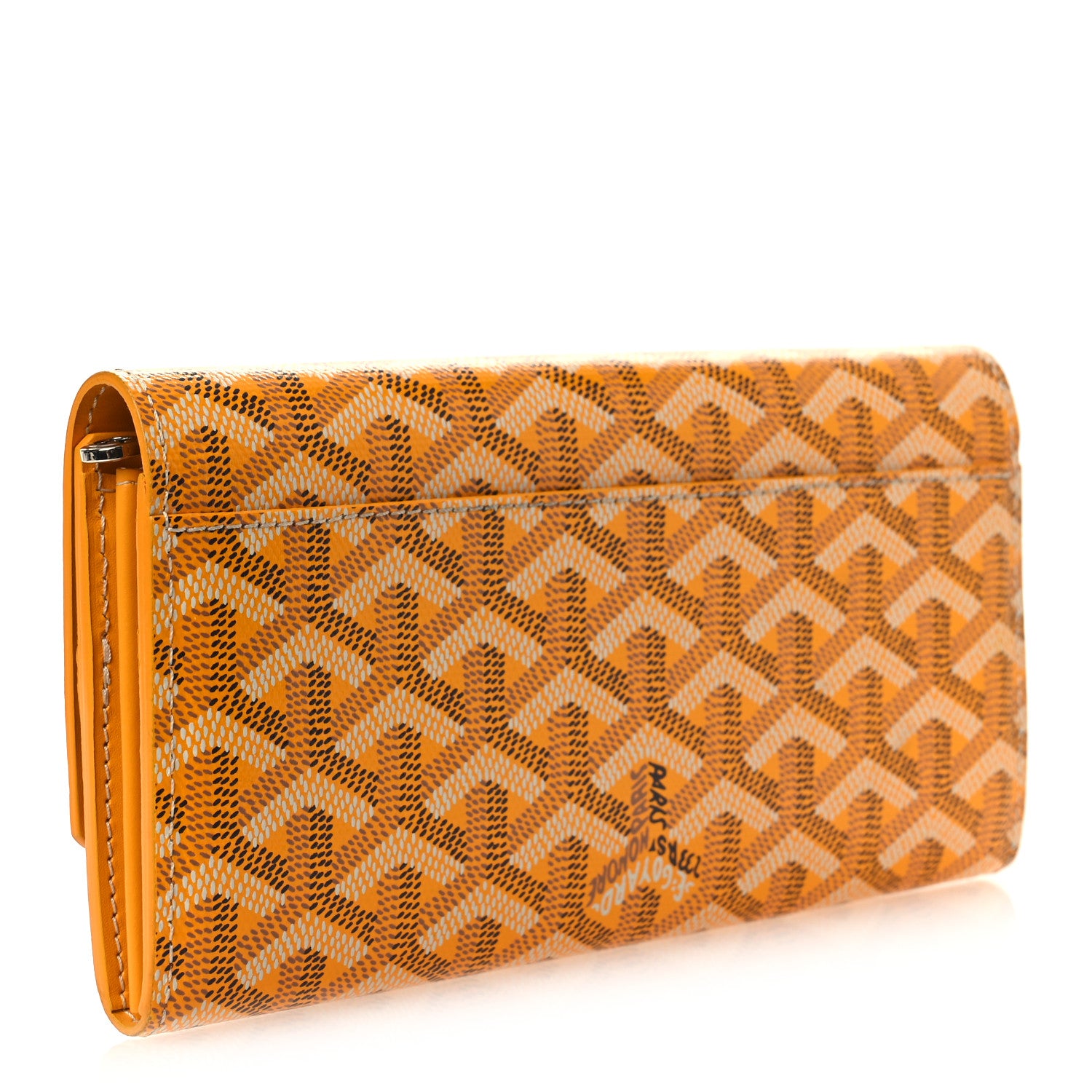 Goyard Goyardine Varenne Long Wallet Yellow 3 of 6