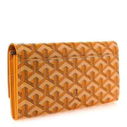 Goyard Goyardine Varenne Long Wallet Yellow 3 of 6