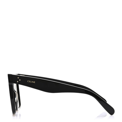 Celine Acetate Polarized Oversized Sunglasses CL4055IN Black 2 of 6