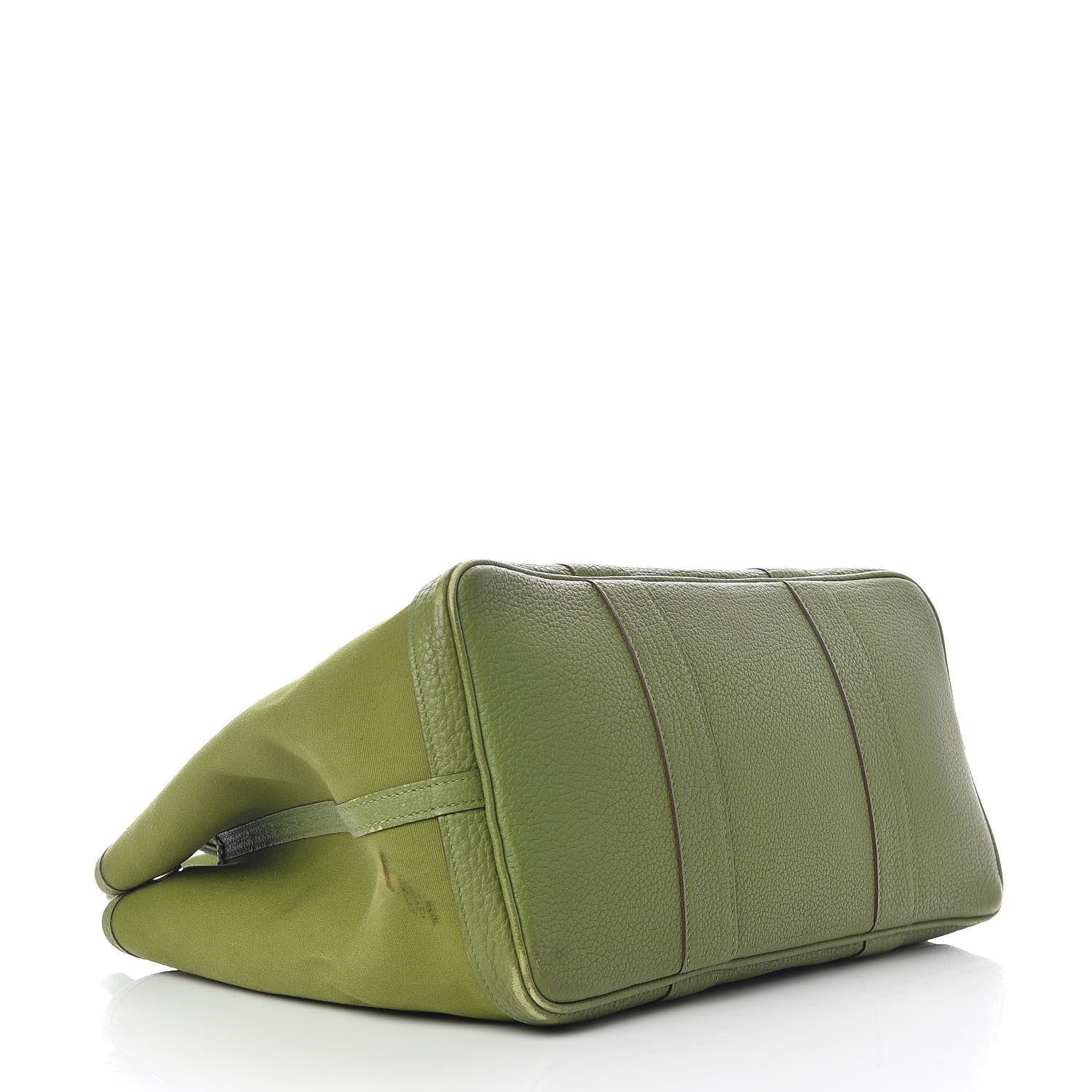 Hermes Toile Buffle Gala Garden Party 36 MM Tote Vert Anis 5 of 16