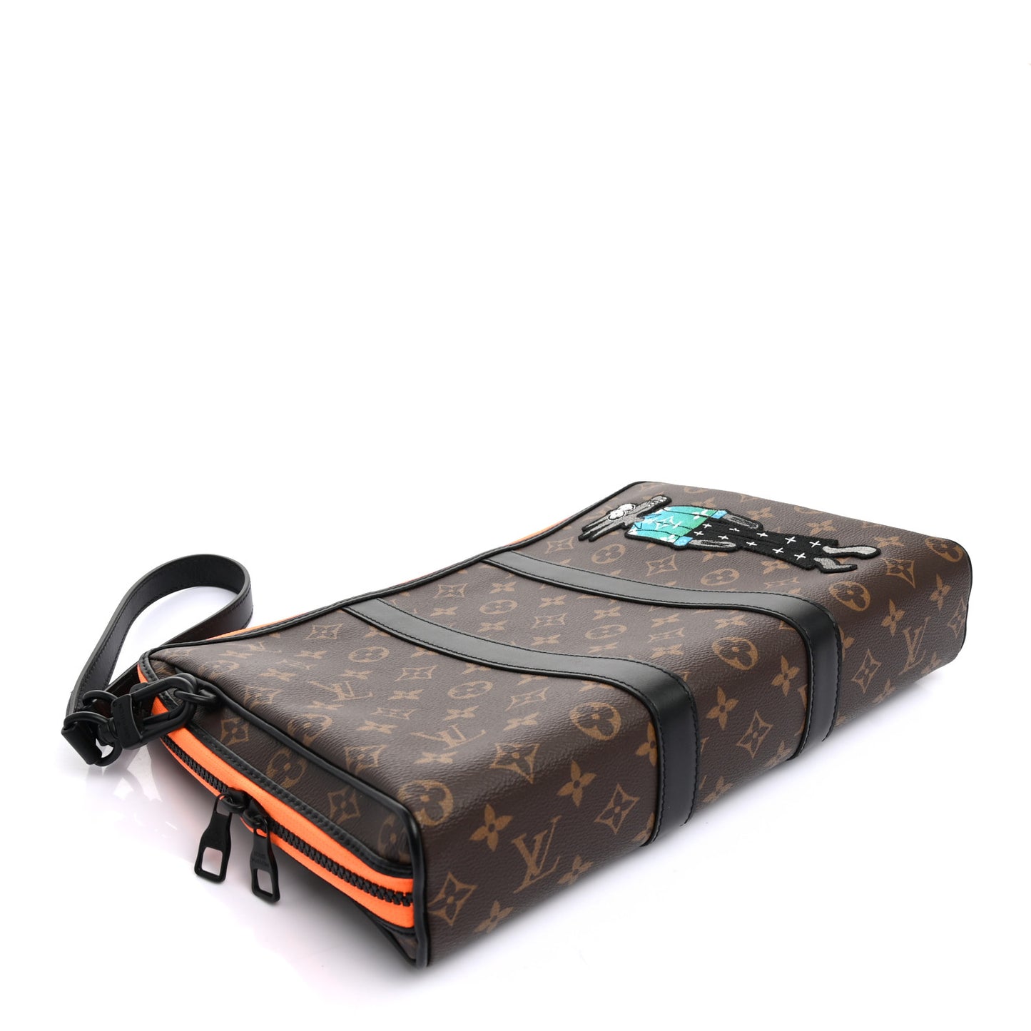 Monogram Embroidered Cartoon LV Friends Keepall Pouch